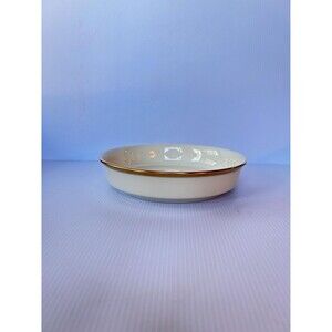 Vintage Lenox Eternal Coupe Soup Bowl 7.5" - Ivory Bone China, 24K Gold Rim Trim